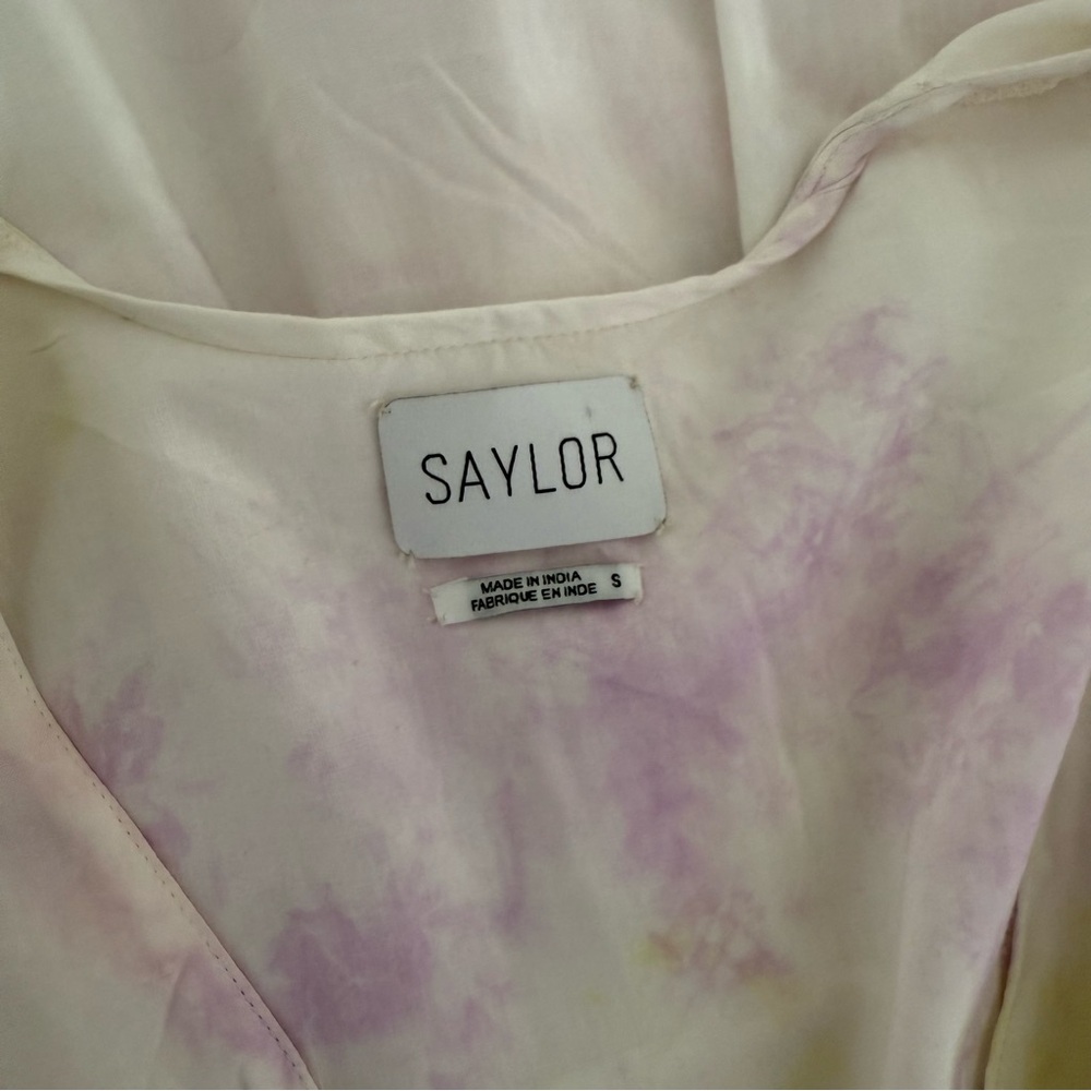 Saylor Maurie Tie-Dyed Tassel Mini Dress Small - Picture 7 of 7